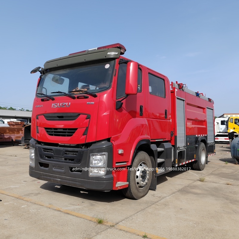 5TON fire-extinguishing foam tanker
