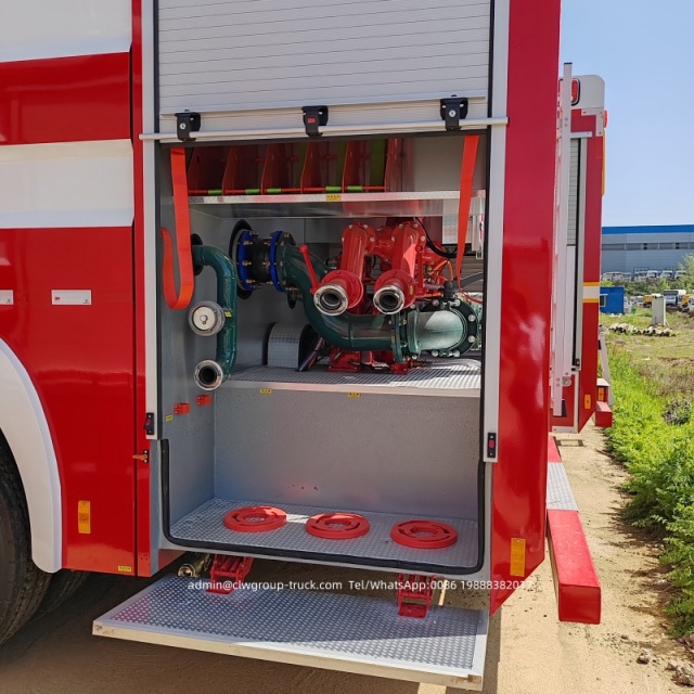 Isuzu 6X4 18tons 20tons dry powder water foam fire truck,Chengli Special Automobile Co.,Ltd,Isuzu 6X4 water foam powder tanker fire fighting emergency truck