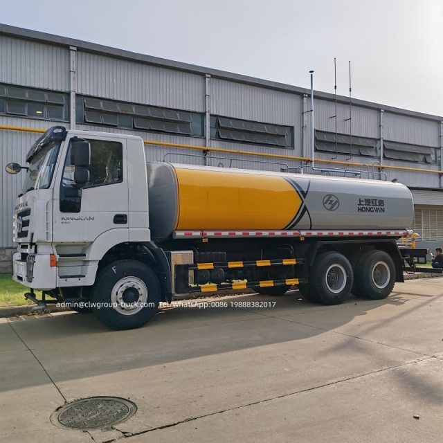 water distribution truck