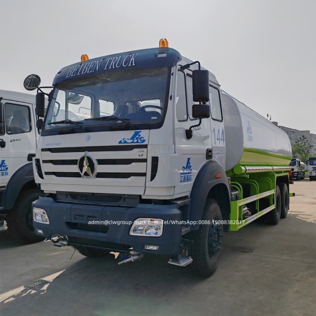 6x4 water tank truck