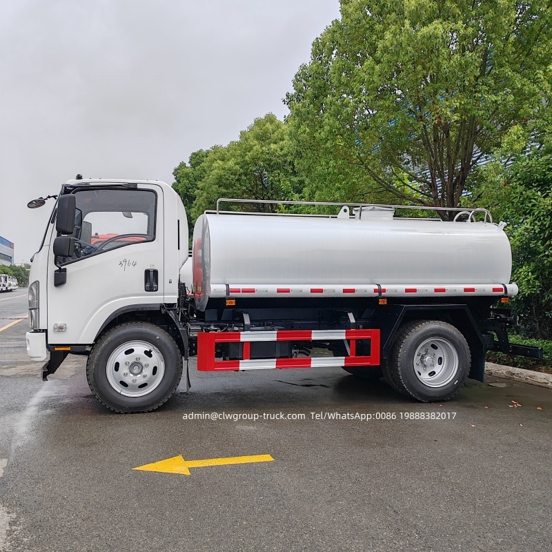 stainless steel water tanker with spray