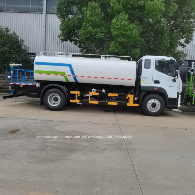 16000 liter water tank truck