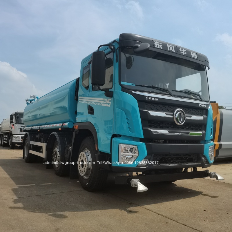 8 wheeler 18000l water truck