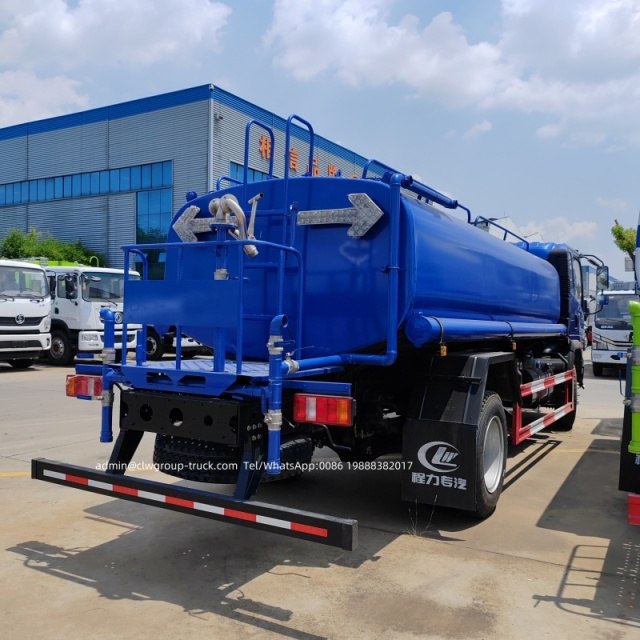 10000 liters water spray tank truck 