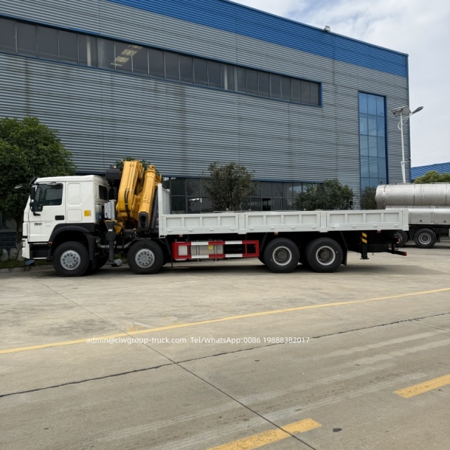 hydraulic folding truck crane
