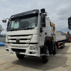 10 tons telescopic boom truck mounted crane