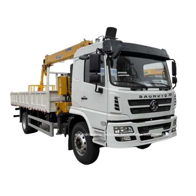 truck with basket crane