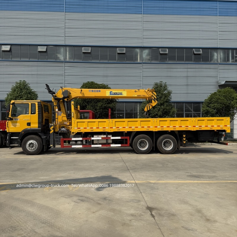 6x4 10 tons crane truck