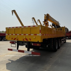 tipper truck with crane