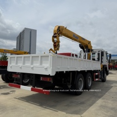 crane mounted truck sinotruk