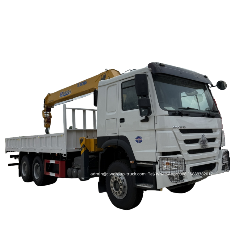 sinotruk howo hydraulic boom crane