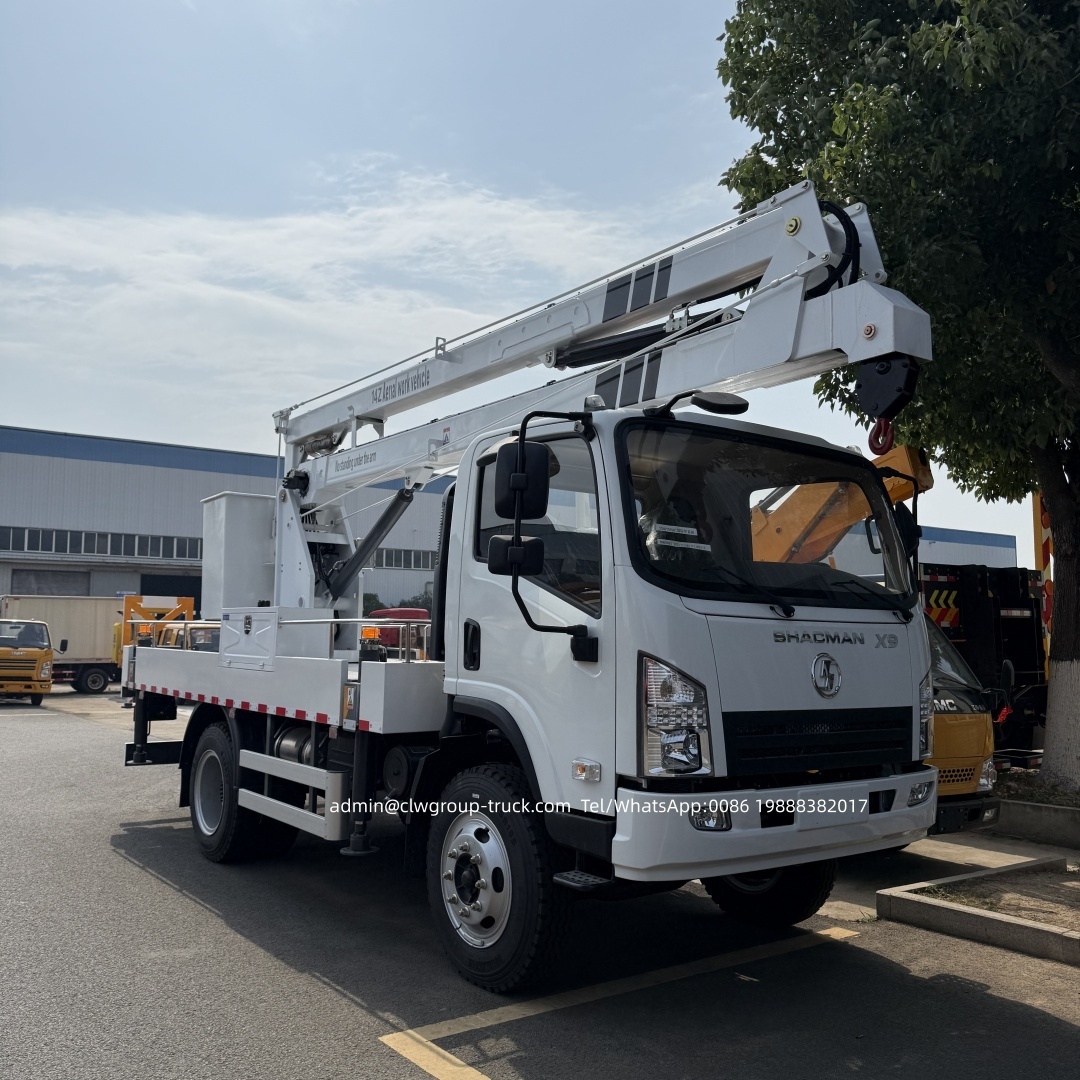 Shacman 12m 14m hydraulic arm lift platform ladder high altitude operation trucks,Chengli Special Automobile Co.,Ltd,shacman 14 16 18 meters hydraulic platform aerial device insulated bucket truck