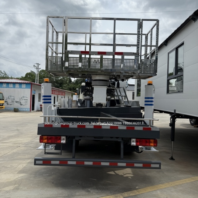 FAW 45m telescopic aerial work platform insulated bucket truck for sale,Chengli Special Automobile Co.,Ltd,FAW 4X2 telescopic boom hydraulic lift aerial bucket manlift truck for sale