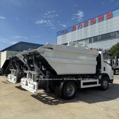 Isuzu 7cubic meters leak free high-level self loading and unloading garbage truck,Chengli Special Automobile Co.,Ltd,Isuzu 7cubic meters leak free high-level self loading and unloading garbage truck