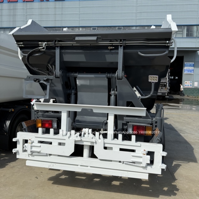 Isuzu 7cubic meters leak free high-level self loading and unloading garbage truck,Chengli Special Automobile Co.,Ltd,Isuzu 7cubic meters leak free high-level self loading and unloading garbage truck
