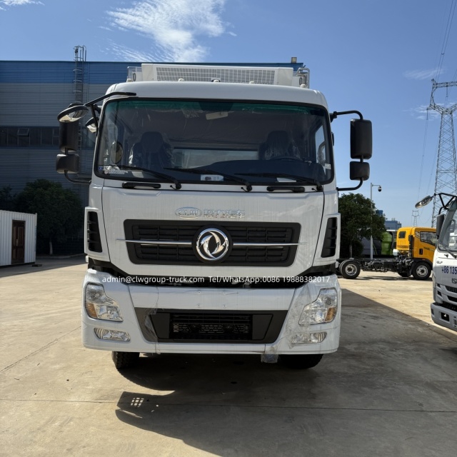 Dongfeng 8X4 12 wheeler 30tons 26ft refrigerated truck body manufacturers truck with liftgate for sale,Chengli Special Automobile Co.,Ltd,Dongfeng  30tons 9.5m refrigerated body cold plate freezer truck with liftgate