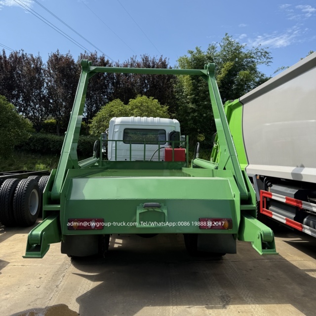 Dongfeng 10m3 capacity 8tons skip loder lorry dumper swing arm garbage truck,Chengli Special Automobile Co.,Ltd,Dongfeng 10 cubic meters skip loader dumper swing arm container grabage truck