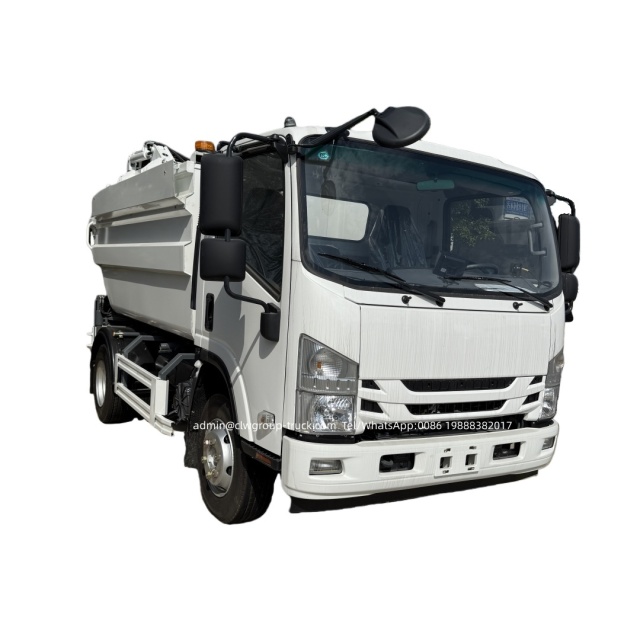 Isuzu 7cubic meters leak free high-level self loading and unloading garbage truck,Chengli Special Automobile Co.,Ltd,Isuzu 7cubic meters leak free high-level self loading and unloading garbage truck