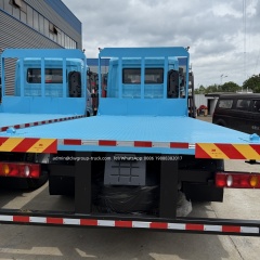 Dongfeng with yuchai engine 220hp 20ft container flatbed truck,Chengli Special Automobile Co.,Ltd,Dongfeng 4x2 10tons 20ft flat bed lorry container low bed tow truck for sale