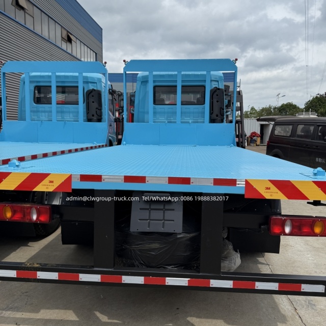 Dongfeng with yuchai engine 220hp 20ft container flatbed truck,Chengli Special Automobile Co.,Ltd,Dongfeng 4x2 10tons 20ft flat bed lorry container low bed tow truck for sale