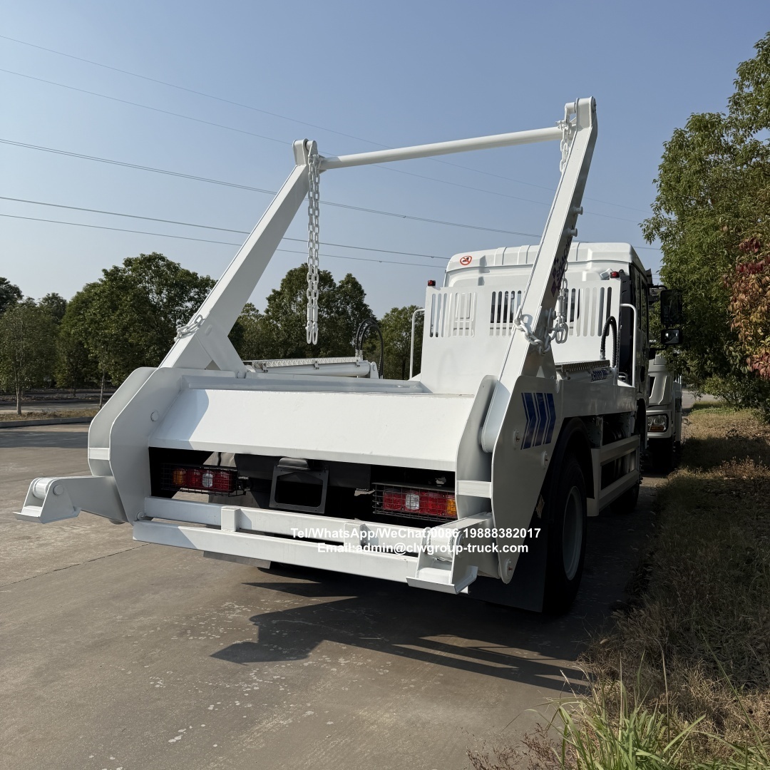 Shacman 10tons skip loader bin container swing arm garbage truck,Chengli Special Automobile Co.,Ltd,Shacman 10tons skip loader bin container swing arm garbage truck