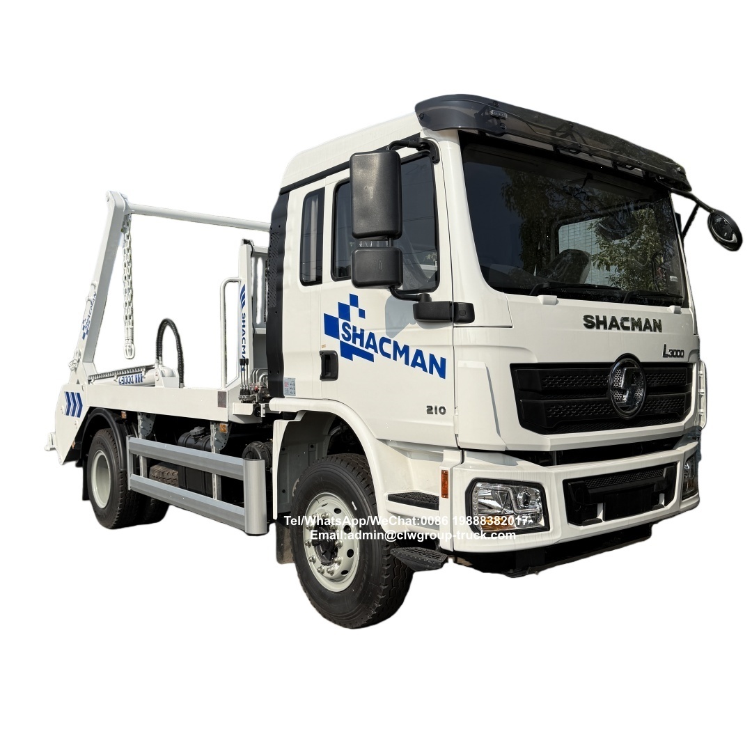 Shacman 10tons skip loader bin container swing arm garbage truck,Chengli Special Automobile Co.,Ltd,Shacman 10tons skip loader bin container swing arm garbage truck