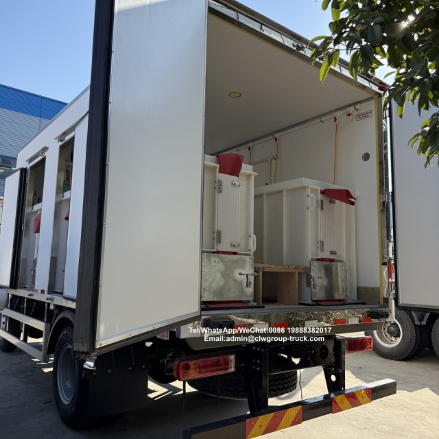 FAW 6tons 8tons live fish transport refrigerated freezer truck,Chengli Special Automobile Co.,Ltd,FAW 6tons 8 tons live fish delivery fridge refrigerated freezer cold truck