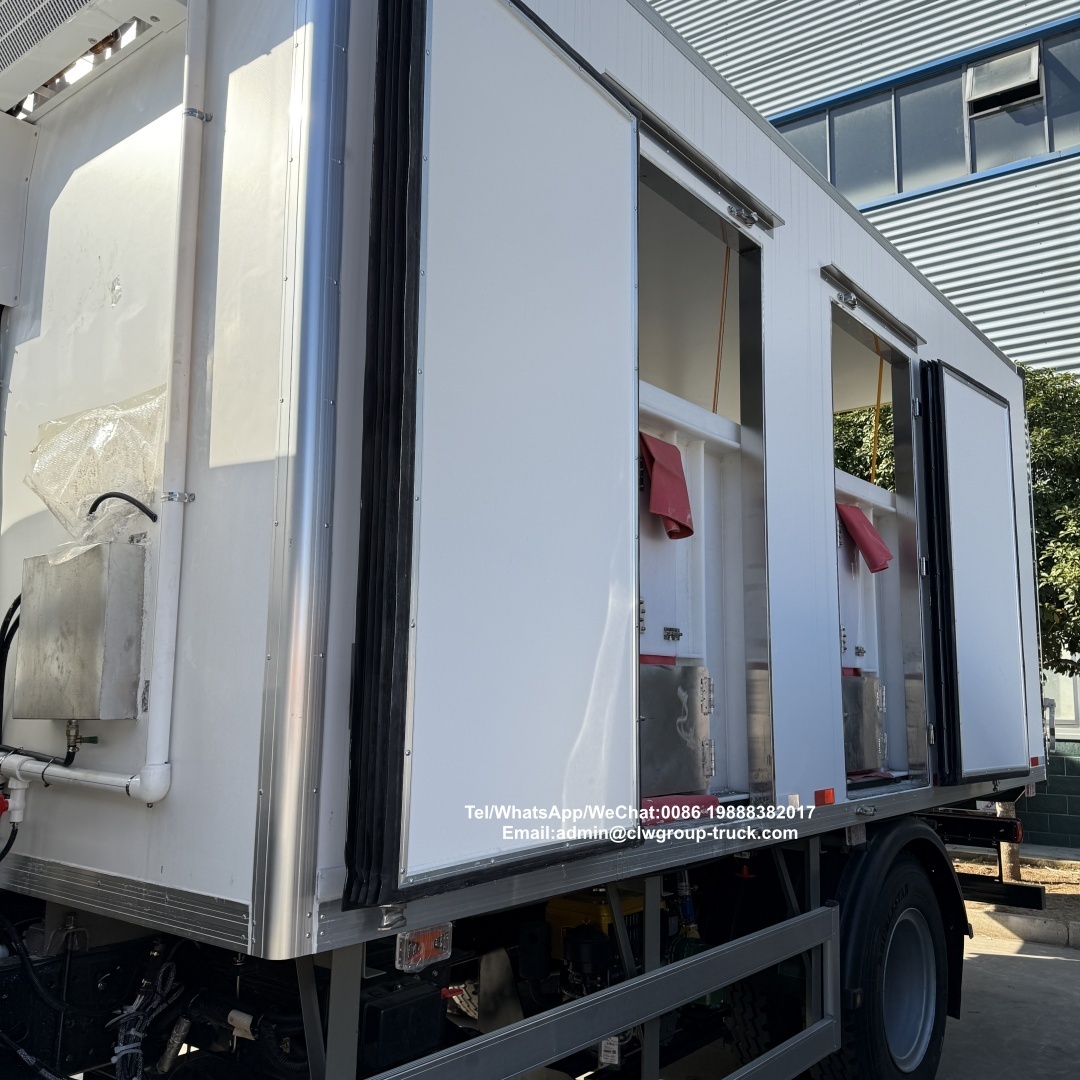 FAW 6tons 8tons live fish transport refrigerated freezer truck,Chengli Special Automobile Co.,Ltd,FAW 6tons 8 tons live fish delivery fridge refrigerated freezer cold truck