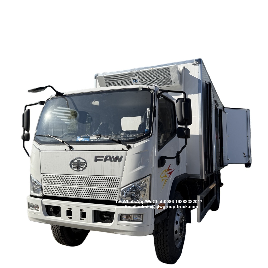 FAW 6tons 8tons live fish transport refrigerated freezer truck,Chengli Special Automobile Co.,Ltd,FAW 6tons 8 tons live fish delivery fridge refrigerated freezer cold truck