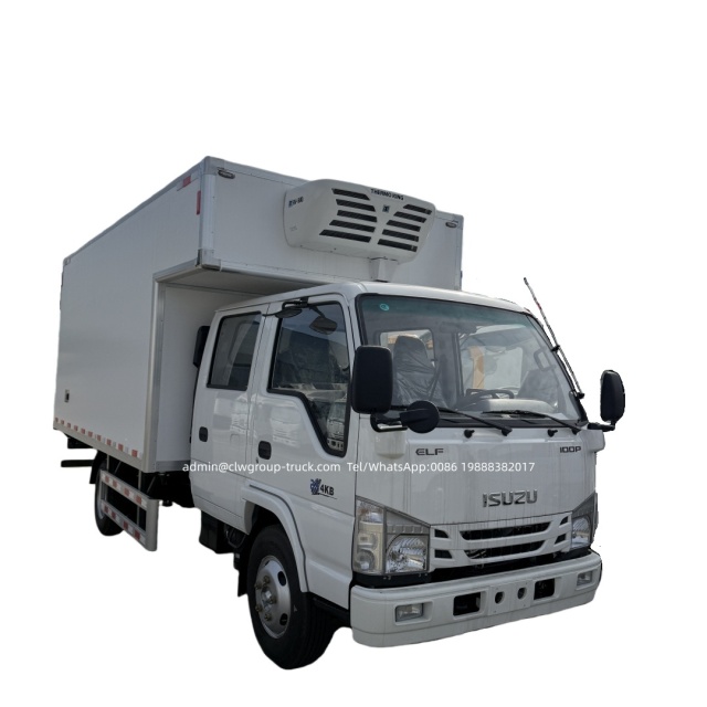 Double crew cabin isuzu 4x2 4x4 3.5tons small cold storage truck,Chengli Special Automobile Co.,Ltd,Isuzu double cabin 4x2 4x4 2tons 3.5tons cold storage refrigerated van