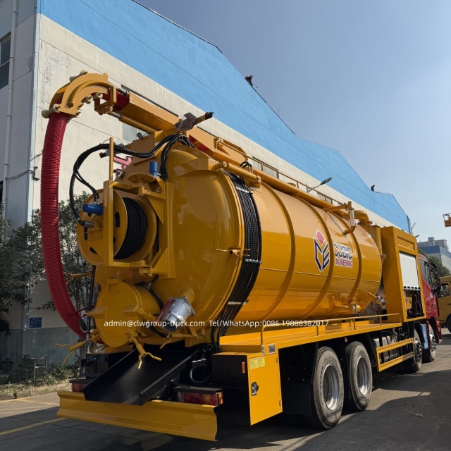 Foton 8x4 12 wheeler 30m3 35m3 vacuum cleaning and suction truck,Chengli Special Automobile Co.,Ltd,Foton 8x4 vacuum tanker pump pressure cleaning and sewage suction truck