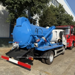 ISUZU 130hp 4000litres vacuum cleaner sewage suction truck,Chengli Special Automobile Co.,Ltd,Isuzu 4cbm drain cleaning vacuum pump sewer sucker sewage suction truck
