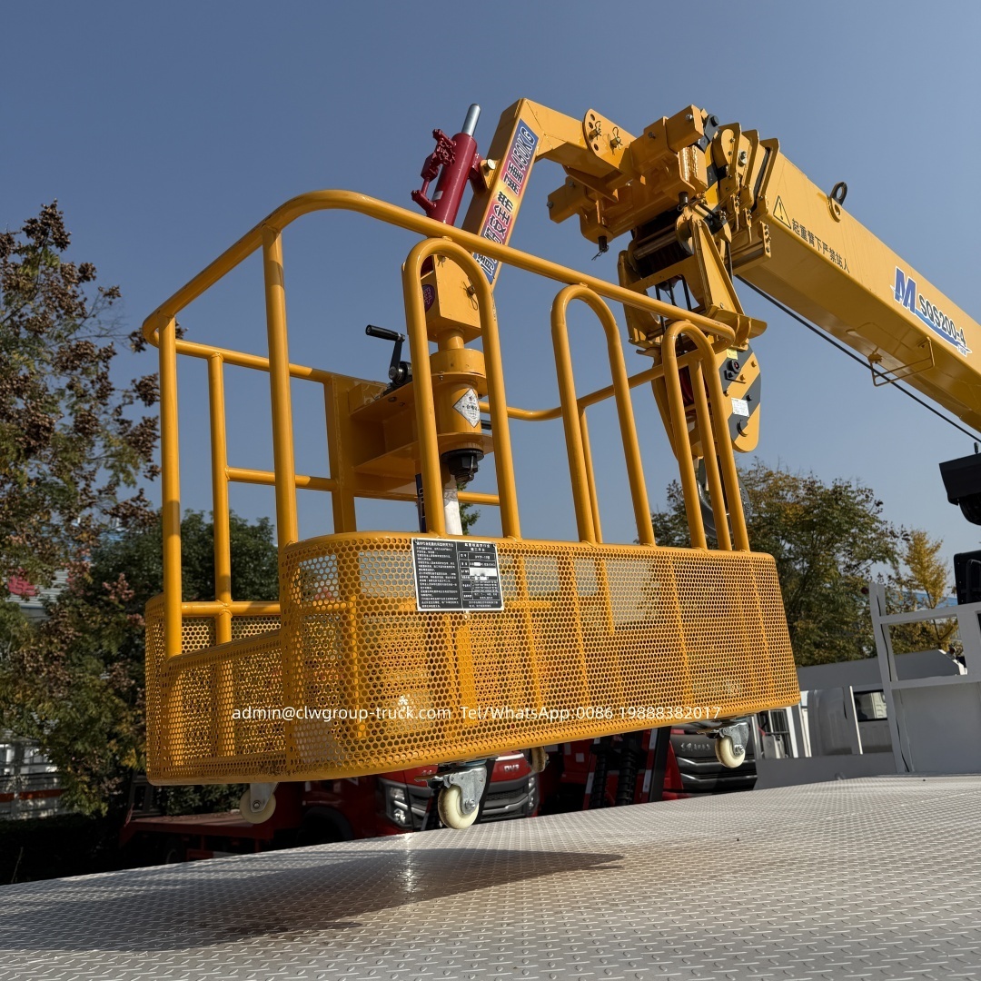 Shacman 6X4 flatbed truck with telescopic boom basket crane xcmg 8 tons,Chengli Special Automobile Co.,Ltd,Shacman 10 wheeler 8tons telescopic boom crane with flatbed and basket