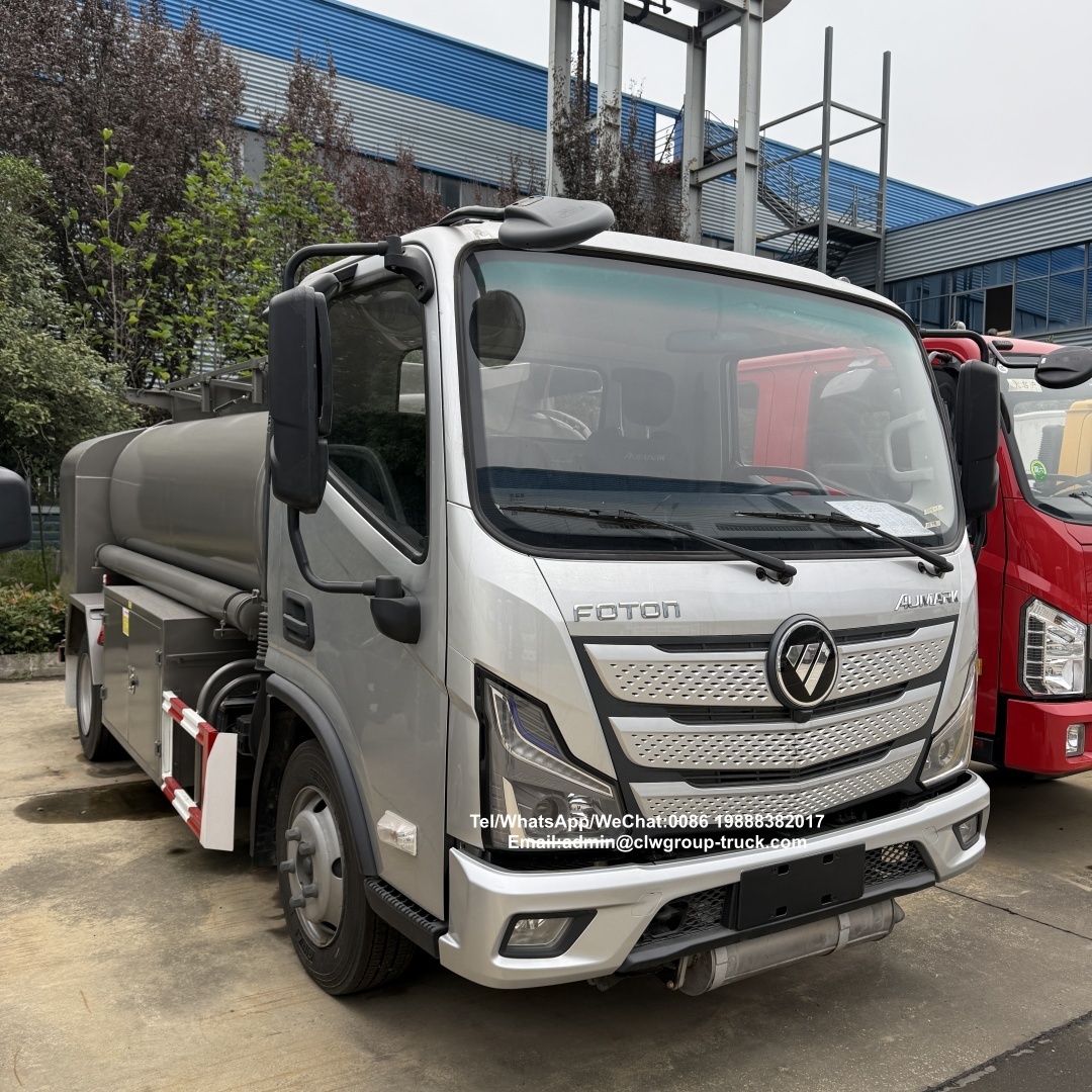 Foton Aumark 5000litres fuel tanker truck with dispenser 2 compartment for diesel and gasoline,Chengli Special Automobile Co.,Ltd,Foton Aumark 5000litres fuel dispenser truck for diesel and gasoline transport