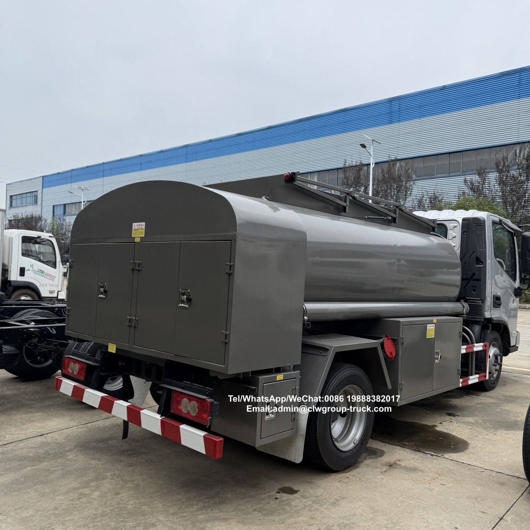 Foton Aumark 5000litres fuel tanker truck with dispenser 2 compartment for diesel and gasoline,Chengli Special Automobile Co.,Ltd,Foton Aumark 5000litres fuel dispenser truck for diesel and gasoline transport