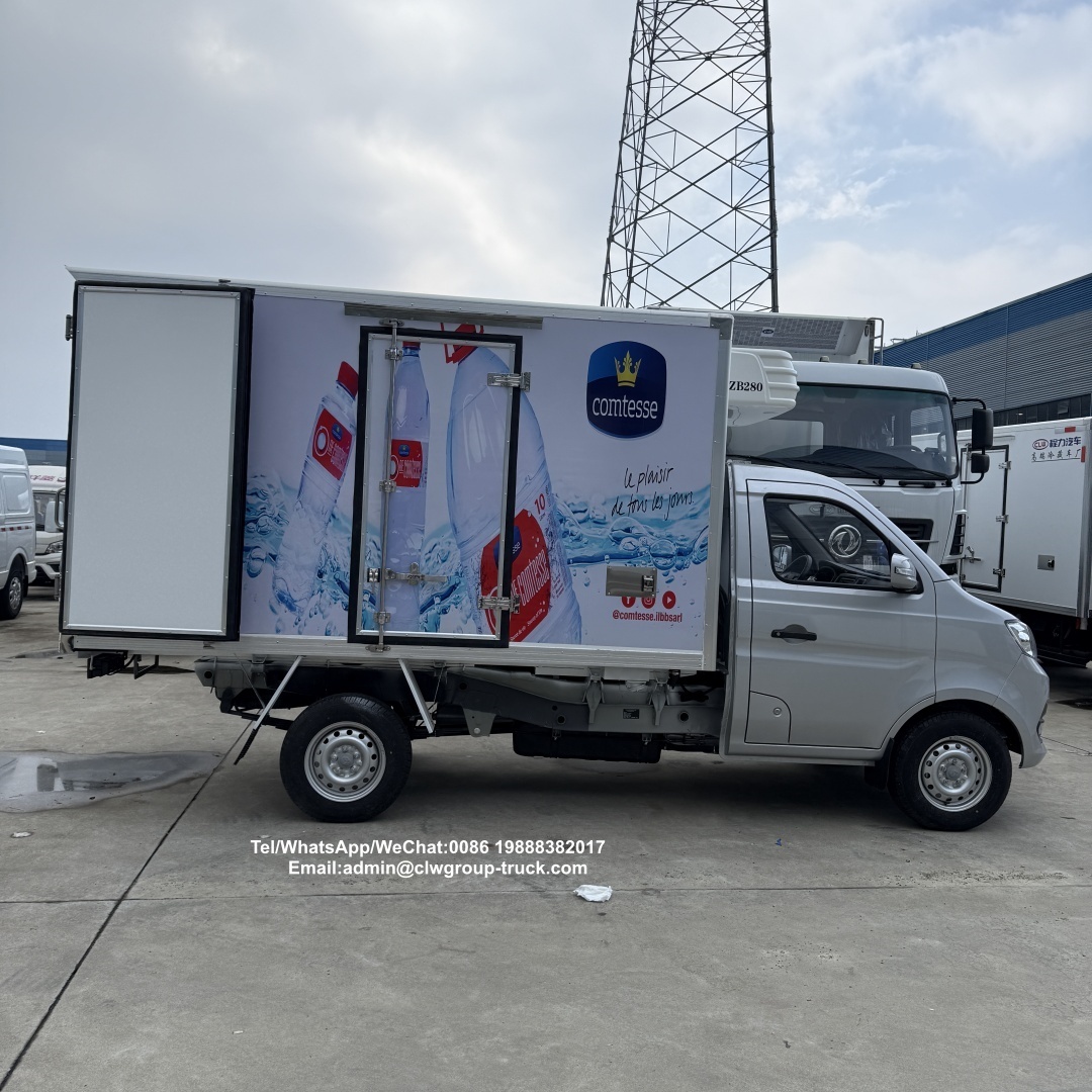 Chang an gasoline 1.5tons mini van Freezer Truck Refrigerated Container Truck,Chengli Special Automobile Co.,Ltd,Chang an small cold chain 1.5tons 2 tons mini van freezer refrigerated truck