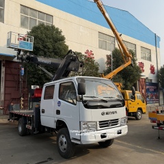 Dongfeng double cabin 16m aerial ladder lift manlift work platform truck,Chengli Special Automobile Co.,Ltd,Dongfeng double cabin 16m high operation aerial manlift work platform truck