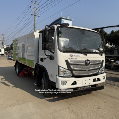 Foton Aumark 5m3 vacuum cleaning road washing street sweeper truck,Chengli Special Automobile Co.,Ltd,Foton vacuum cleaning road highway airport road washing street sweeper truck