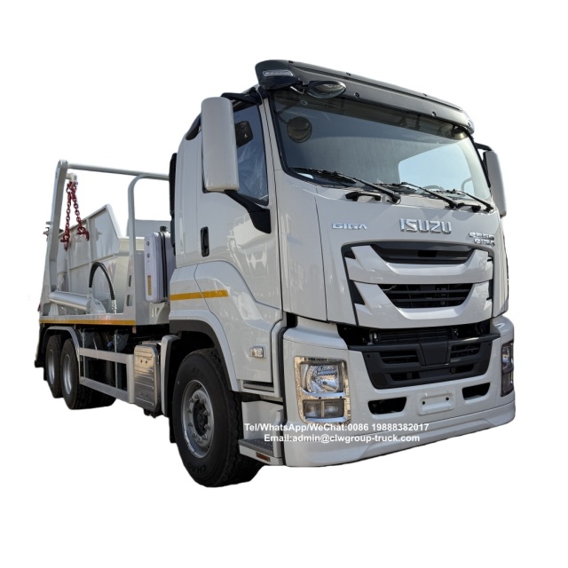 Isuzu 6x4 12m3 Skip Garbage Truck Swing Removable Arm Garbage Collection Container Lift Truck,Chengli Special Automobile Co.,Ltd,Isuzu 6x4 10 wheeler 12m3 14m3 hydraulic arm swing arm garbage collection truck
