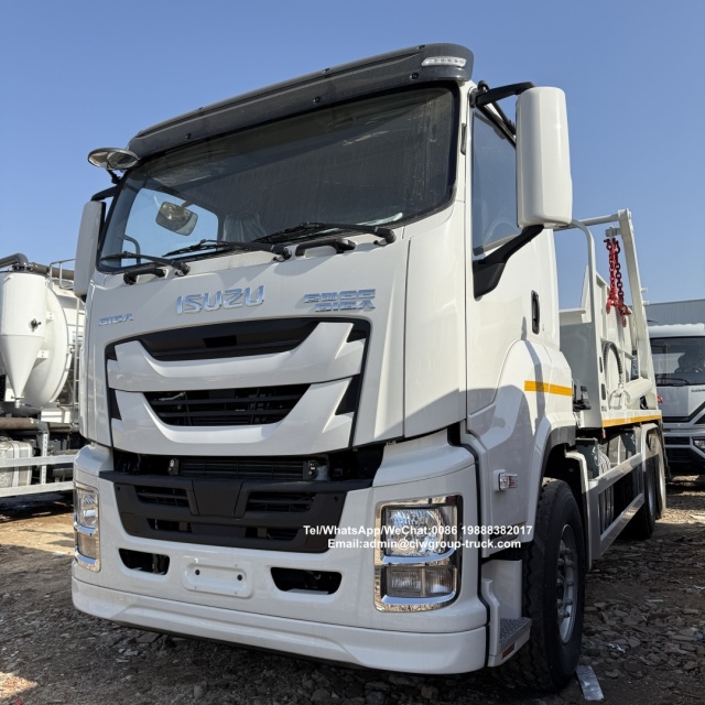 Isuzu 6x4 12m3 Skip Garbage Truck Swing Removable Arm Garbage Collection Container Lift Truck,Chengli Special Automobile Co.,Ltd,Isuzu 6x4 10 wheeler 12m3 14m3 hydraulic arm swing arm garbage collection truck