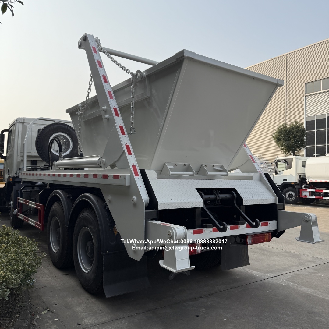 Foton 6x4 10-12cbm Swing Arm Garbage Truck Skip Loader Dumpster Roll-off Refuse Garbage Vehicle,Chengli Special Automobile Co.,Ltd,Foton 6x4 10 wheeler 12cbm 14cbm roll on roll off skip loader garbage vehicle