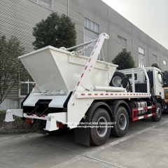Foton 6x4 10-12cbm Swing Arm Garbage Truck Skip Loader Dumpster Roll-off Refuse Garbage Vehicle,Chengli Special Automobile Co.,Ltd,Foton 6x4 10 wheeler 12cbm 14cbm roll on roll off skip loader garbage vehicle
