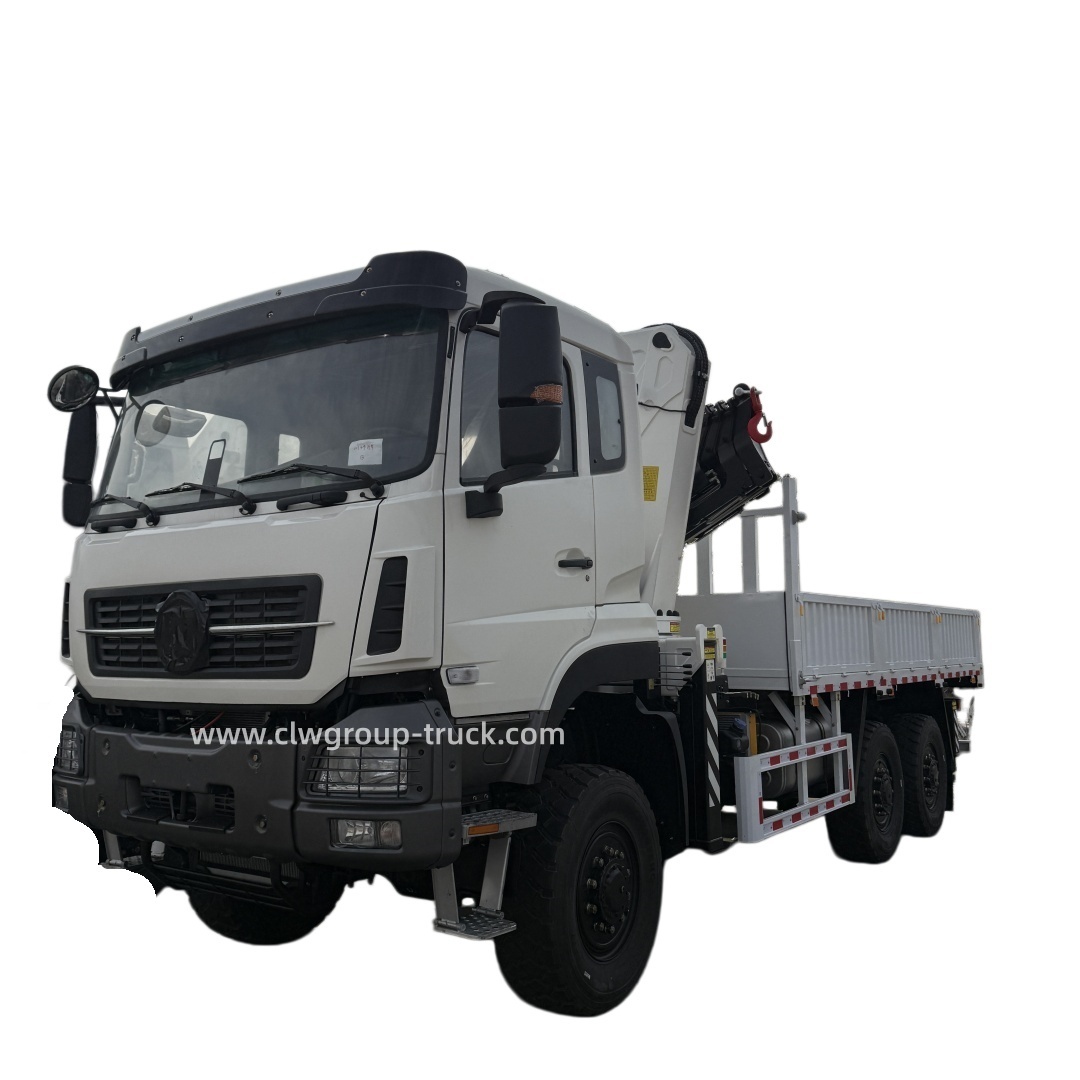 CLW 6X6 Fold Boom Truck Crane Hydraulic 12 Ton knuckle arm cargo truck,Chengli Special Automobile Co.,Ltd,CLW 6x4 6X6 Fold Boom Truck Crane Hydraulic 12 Ton knuckle arm cargo truck