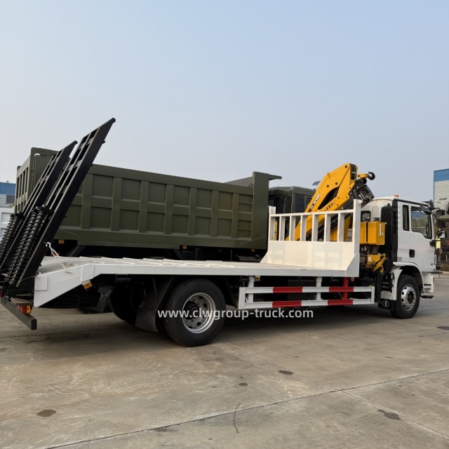 Shacman 5tons 6.3tons Low Bed Ladder Articulated Lift Folding Arm Boom Mounted Crane Truck,Chengli Special Automobile Co.,Ltd,Shacman flat Bed Ladder Articulated Lift Folding Arm Boom 5tons Crane Truck