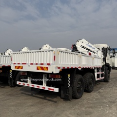 CLW 6X6 Fold Boom Truck Crane Hydraulic 12 Ton knuckle arm cargo truck,Chengli Special Automobile Co.,Ltd,CLW 6x4 6X6 Fold Boom Truck Crane Hydraulic 12 Ton knuckle arm cargo truck