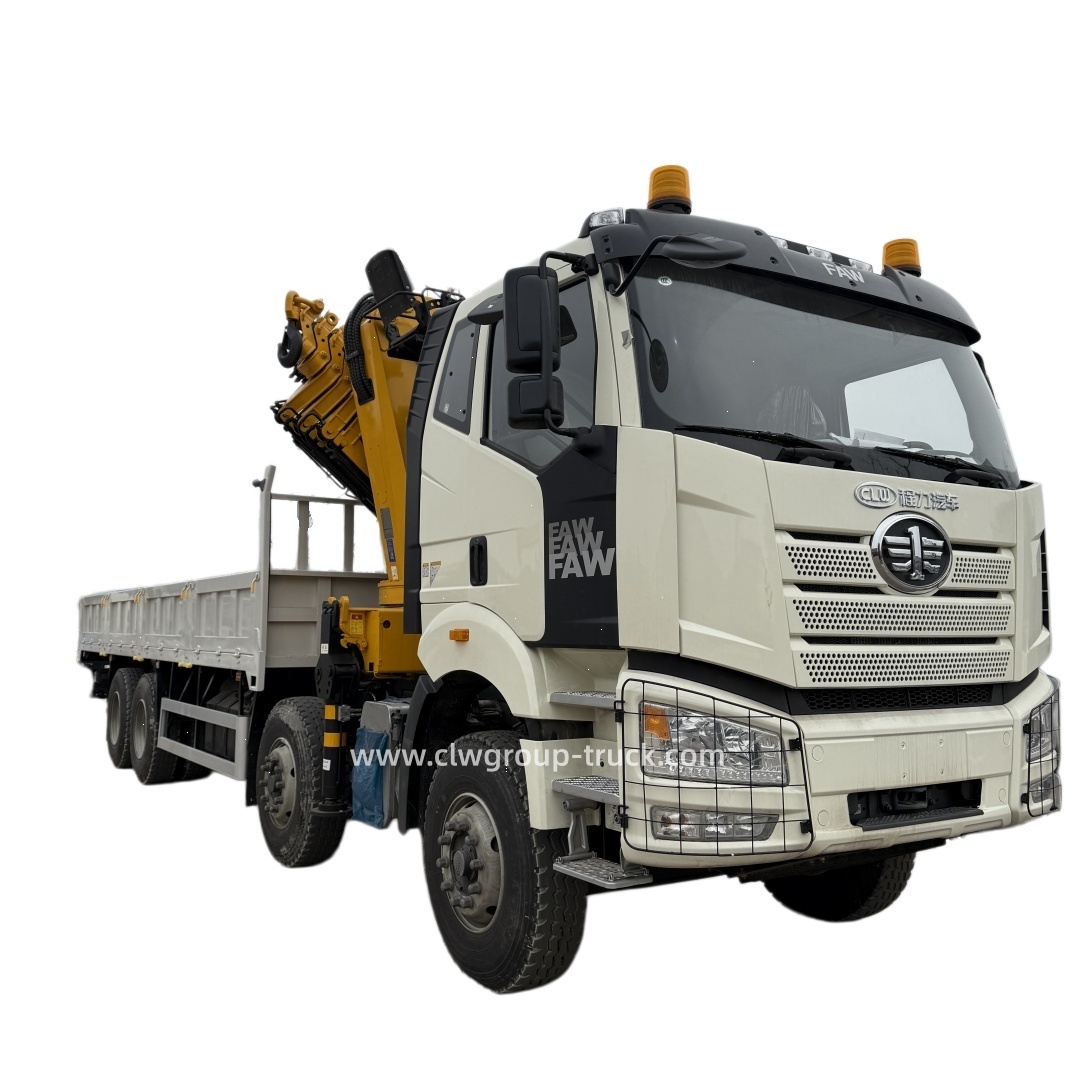 FAW 8X4 20tons 25tons Knuckle Arm Crane Mounted Boom Truck Lorry,Chengli Special Automobile Co.,Ltd,FAW 8X4 20tons 25tons Knuckle Arm Crane Mounted Boom Truck Lorry