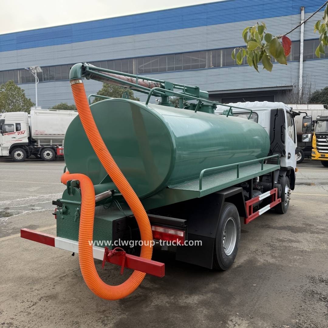 dongfeng 4X2 5cbm 6cbm 8cbm Vacuum Sewage Fecal liquid waste toilet water Suction Truck,Chengli Special Automobile Co.,Ltd,Dongfeng 5000litres toilet water septic tanker fecal suction sewage truck