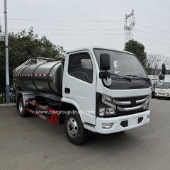 CLW Yunnei engine 90hp 5000litres 4X2 Stainless Steel Fresh Milk Tanker Transport Truck,Chengli Special Automobile Co.,Ltd,CLW Yunnei 90hp 5000litres Stainless Steel Fresh Milk Tanker Transport Truck