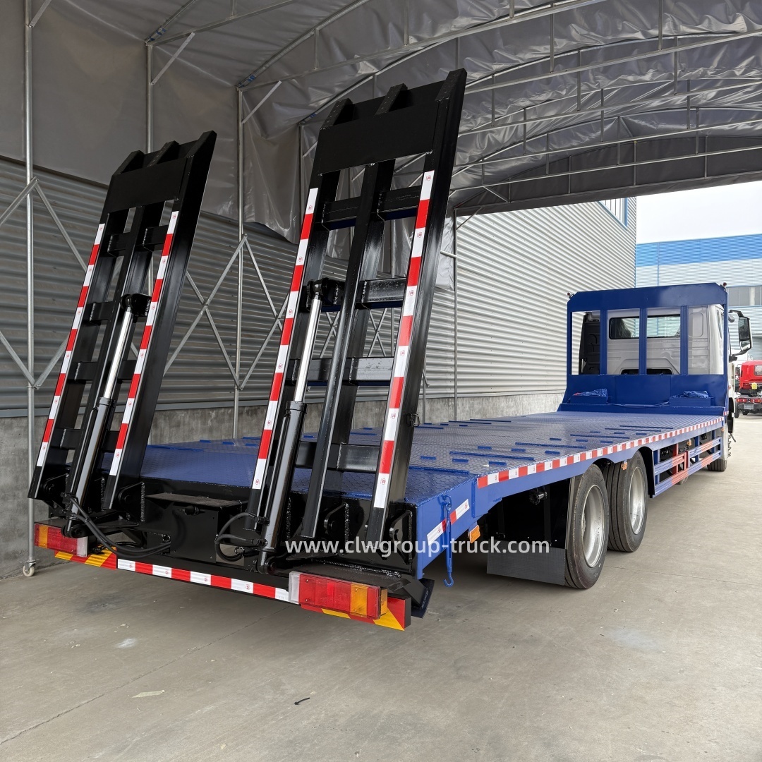 Sinotruk howo NX 371hp 20tons Lowbed Machinery flatbed transport truck,Chengli Special Automobile Co.,Ltd,Sinotruk howo NX lowboy machinery transport lowbed cargo truck 20tons