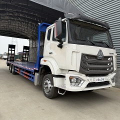 Sinotruk howo NX 371hp 20tons Lowbed Machinery flatbed transport truck,Chengli Special Automobile Co.,Ltd,Sinotruk howo NX lowboy machinery transport lowbed cargo truck 20tons